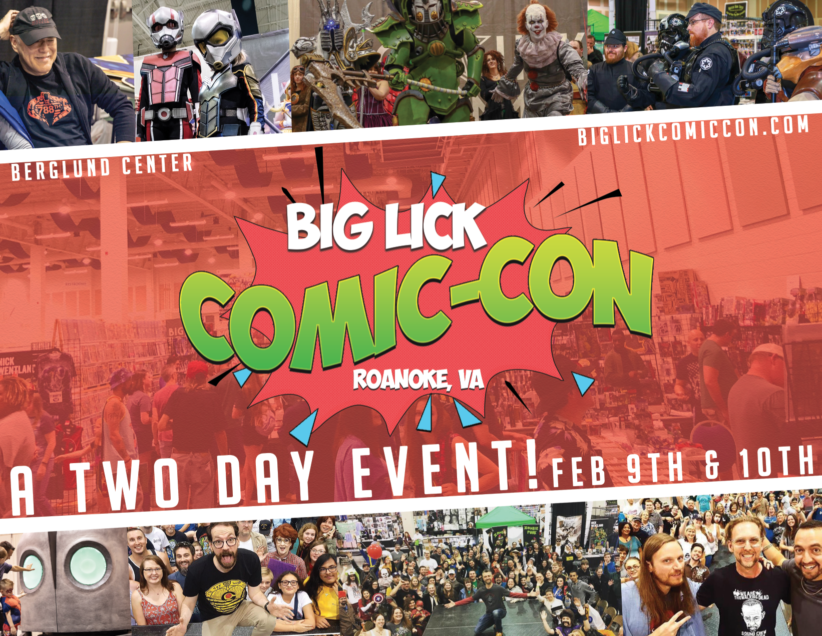 The Big Lick Comic Con Feb 9th And 10th 2019 Roanoke Va 