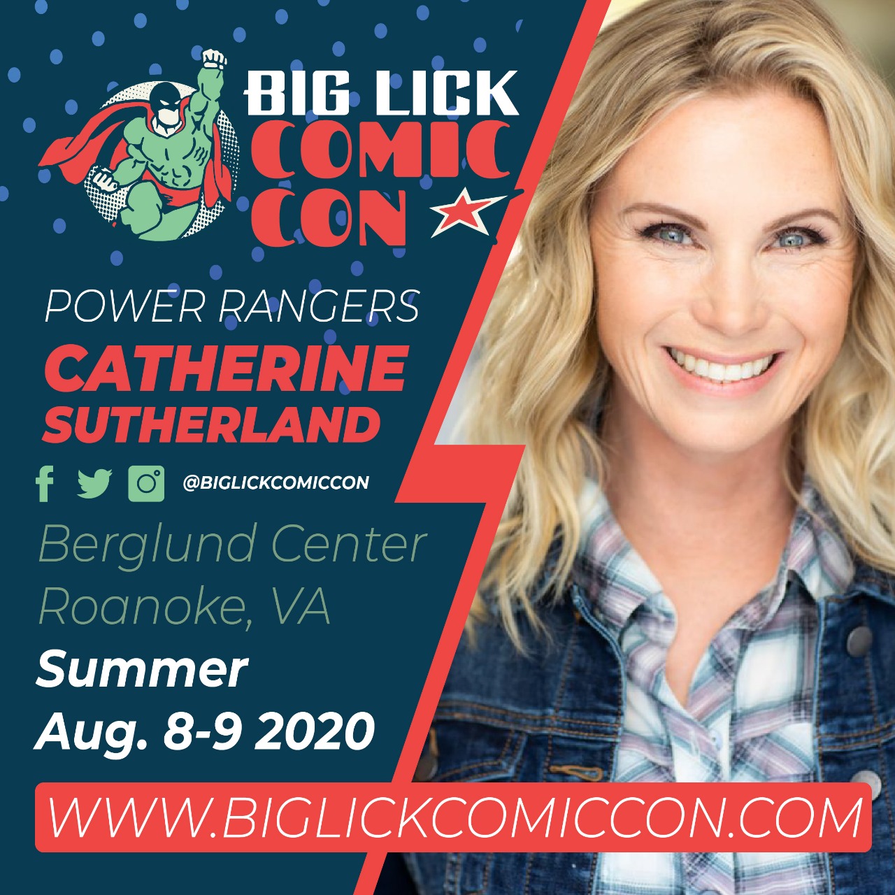 Catherine Sutherland in Roanoke! The Big Lick ComicCon