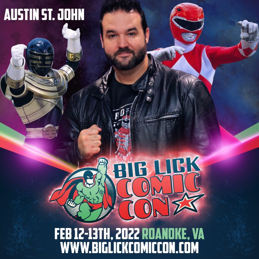 The Red Ranger rocks Roanoke! The Big Lick ComicCon